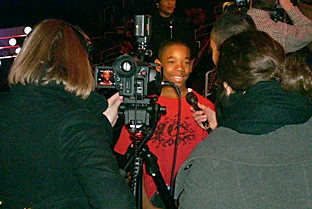 Several children from the installation took part in a video featured at the “Kids’ Inaugural: We are the Future” concert Jan. 19 at the Verizon Center in Washington, D.C.