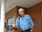 Congressman Boyd speaks at the Farm Credit Open House in Live Oak on October 29, 2004.