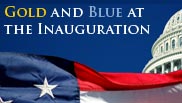 Gold and Blue at the Inauguration