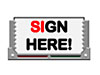 Sign Here! logo