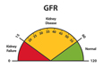 Drawing of a GFR dial.
