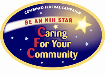 Combined Federal Campaign; Be an NIH Star; Caring For Your Community logo