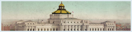 view of the Jefferson Building of the Library of Congress