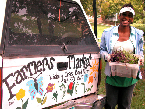 Peters brings the basil.