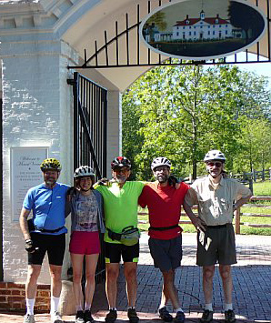 Among those who pedaled with him were Dr. James Anderson of NIGMS and Jules Asher of NIMH. Along for a portion of the journey was NIDCR deputy director Dr. Isabel Garcia and her family, including 10-year-old son Adam.