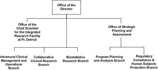 Division of Clinical Research Org Chart
