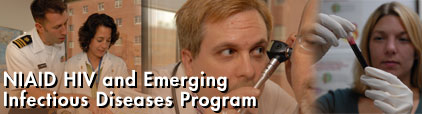 NIAID HIV and Emerging Infectious Diseases Program banner photo