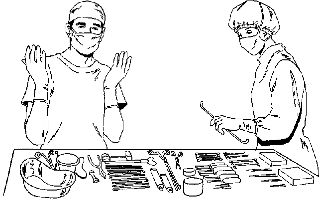 coloring picture of an operation