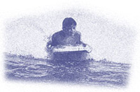 graphic of child surfing