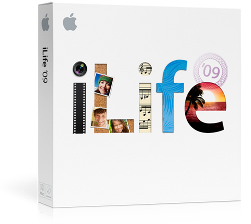 Retail package for iLife ’09 software