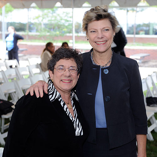 Roz Trieber and Cokie Roberts