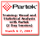 Partek Training Session - March 6-7, 2007