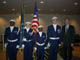 Congressman Visclosky meets with members of the Merrillville High School JROTC Color Guard during his annual Academy Night, where students and parents can learn about educational opportunities at the nation's military academies.