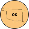 Oklahoma state map