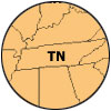 Tennessee state map