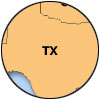 Texas state map