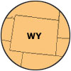 Wyoming state map