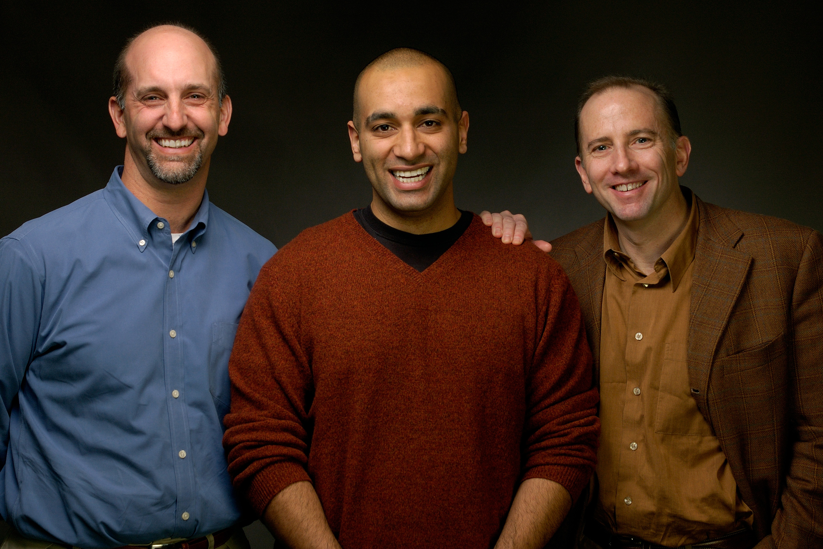 Image of Dr. Daniel Hammer, Peter Ghoroghchian, and Dr. Michael Therien
