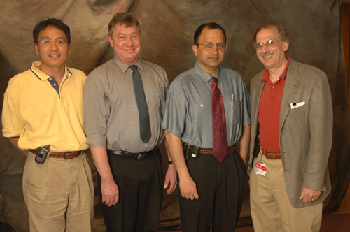 Image of C.K. Peng, Joseph Mietus, Robert Thomas, and Ary Goldberger