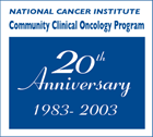 Logo: Community Clinical Oncology Program Celebrates 20 Years of Research