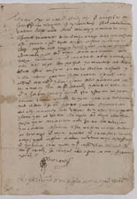 Manuscript sailing orders, July 21, 1572