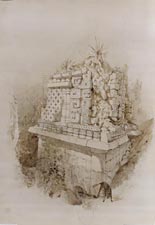 Study for Mayan monument, ca. 1842