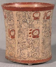 Codex-style vase with sixty hieroglyphs