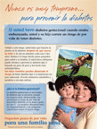 Nunca es muy temprano para prevenir la diabetes. Pequeños pasa de por vida para una familia sana.