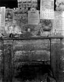 Fireplace in Frank Tengle's home. Hale County, Alabama