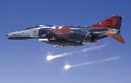 Dressed in drone livery, QF-4s are targeted during weapons testing. The testing is done at two Air Force bases, Tyndall in Florida and Holloman in New Mexico. F-4s replaced converted F-106s as the military’s drone of choice. Also droned in their time: F-86 and F-100 fighters and F-102 interceptors.