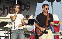 The hardest working band in the space business, at the 2004 RE/MAX Ballunar Liftoff Festival.