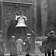 The bell being hung at Great St Mary’s