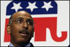 New RNC Chairman Michael Steele; AP photo