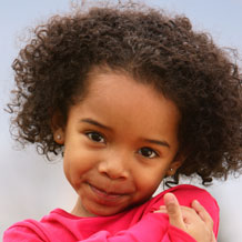 A picture of a young girl.