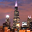 [PHOTOGRAPH] A section of Chicago skyline [Public domain image by Wikipedia user &squo;SvG&squo;]