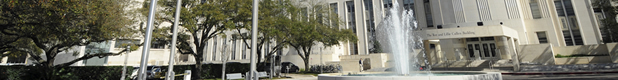 The Alkek Fountain and the Roy and Lillie Cullen Building are the 'front door' of BCM's main campus.