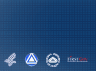 Logos in Blue Chequered Design
