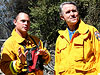 Herger tours the Humboldt fire (2008)