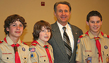 Rep. Herger meets with Boy Scouts