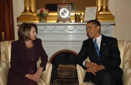 Congresswoman Pelosi meets with the Treasure Island Job Corps students in San Francisco