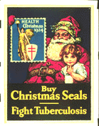 Buy Christmas Seals - Fight Tuberculosis, color poster, USA, 1924, 71 x 53 cm.