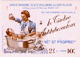 Comite National de Defense Contre La Tuberculose,
Le timbre antituberculeux, color pamphlet containing Christmas seals, Paris, 1938, 9.3 x 13.1 cm.