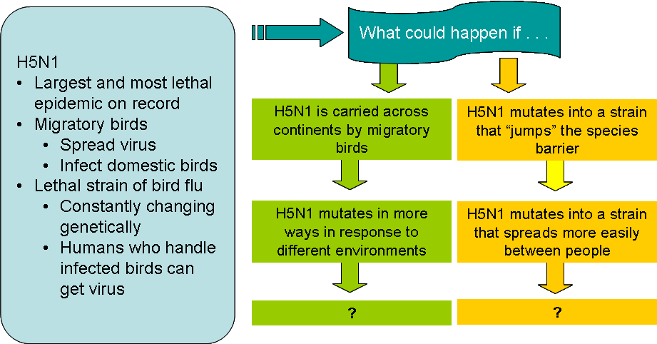 H5N1 and Two Scenarios