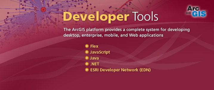 Developer Tools - ESRI Developer Network (EDN) provides software and resources so that you can create innovative GIS solutions.