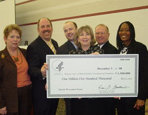 Photo of Tennessee Award of Federal Suicide Prevention Grant