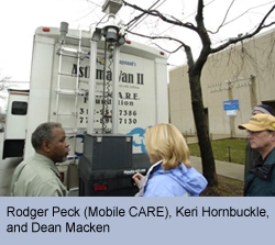 Rodger Peck (Mobile C.A.R.E.), Keri Hornbuckle, and Dean Macken