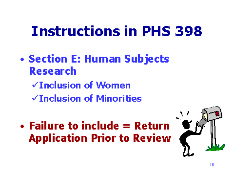 Instructions in PHS 398