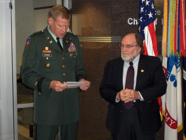 Lt. Gen. Strock explains the history behind the award.