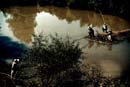 Negroes fishing outside Belzoni, Mississippi