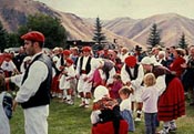 Oinkari Basque Dancers perform at an Idaho festival